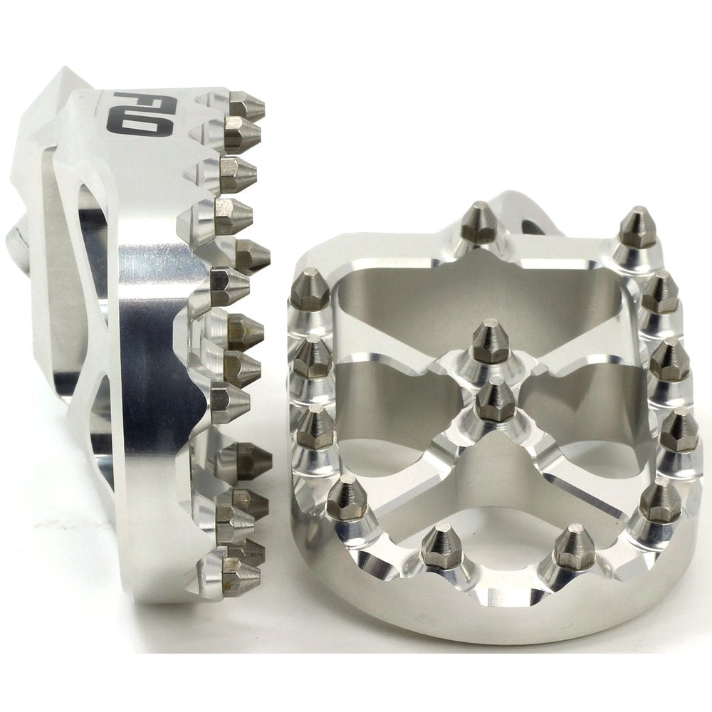 Pro Series Foot Pegs Silver Ktm/Hus