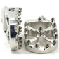 Pro Series Foot Pegs Silver Kaw