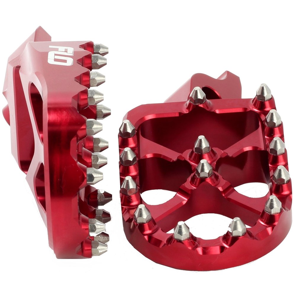 Pro Series Foot Pegs Red Kaw/Hon