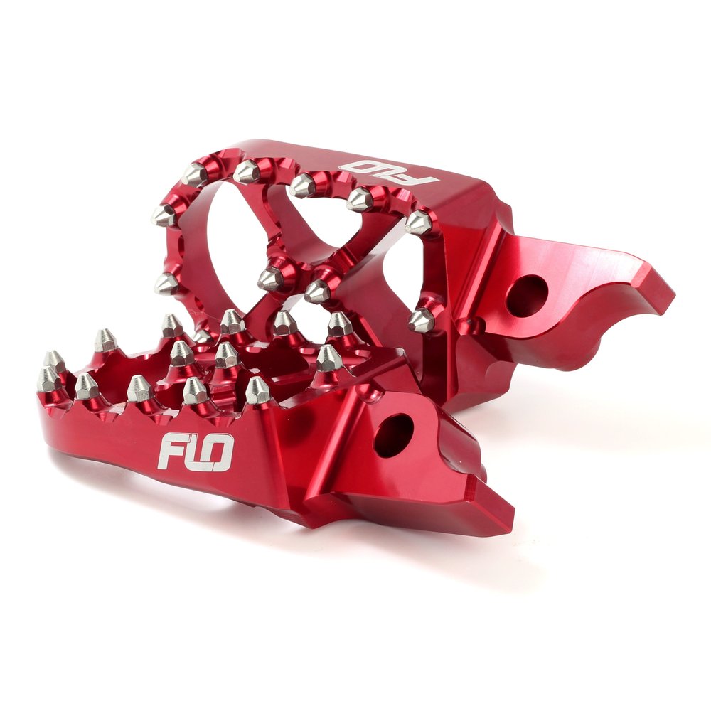 Pro Series Foot Pegs Red Kaw/Hon