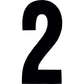 #2 7" White Extreme Digits 3/Pk