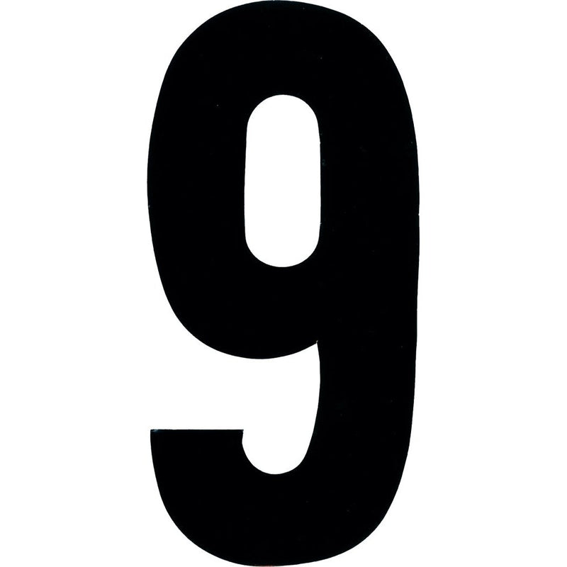 #9 7" Black Extreme Digits 3/Pk
