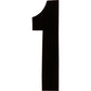 #1 7" Black Extreme Digits 3/Pk
