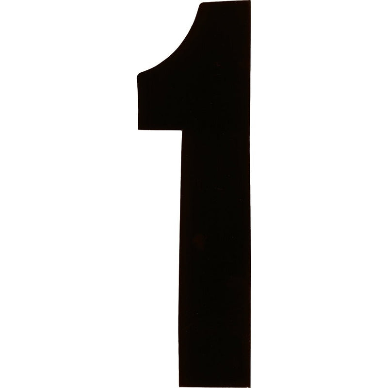 #1 6" Black Extreme Digits 3/Pk