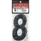 #8 6" Black Super X Digits 3/Pk