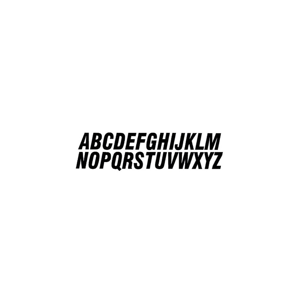 3" Black Sx Alpha Digits "G" 3/Pk