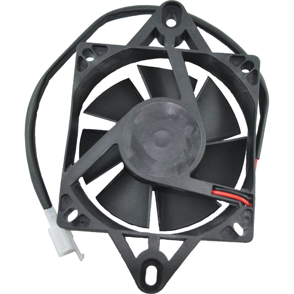 Cooling Fan 200 250cc 7 Fins 4.75" 2 Wire  Rd/Bk