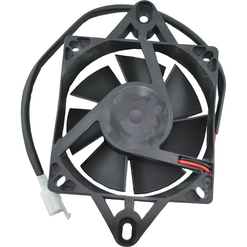 Cooling Fan 200 250cc 7 Fins 4.75" 2 Wire  Rd/Bk