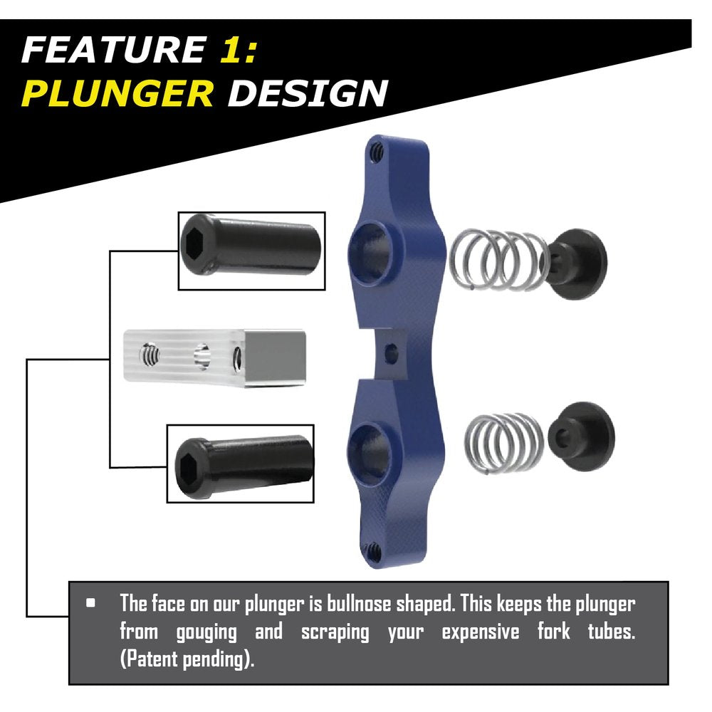 Tamer Double Button X Wing Blue