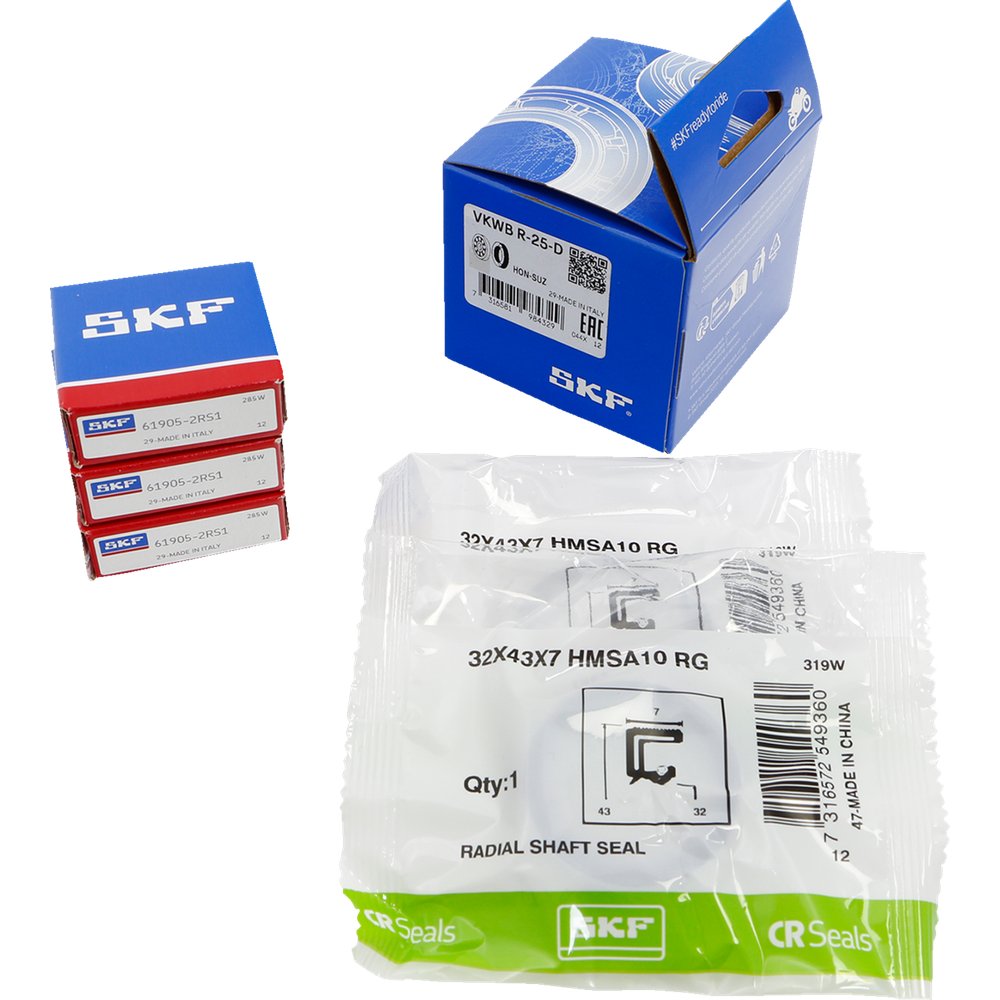 SKF Wheel Bearings with Seals Kit - Rear - Honda/Suzuki VKWB-R-25-D
