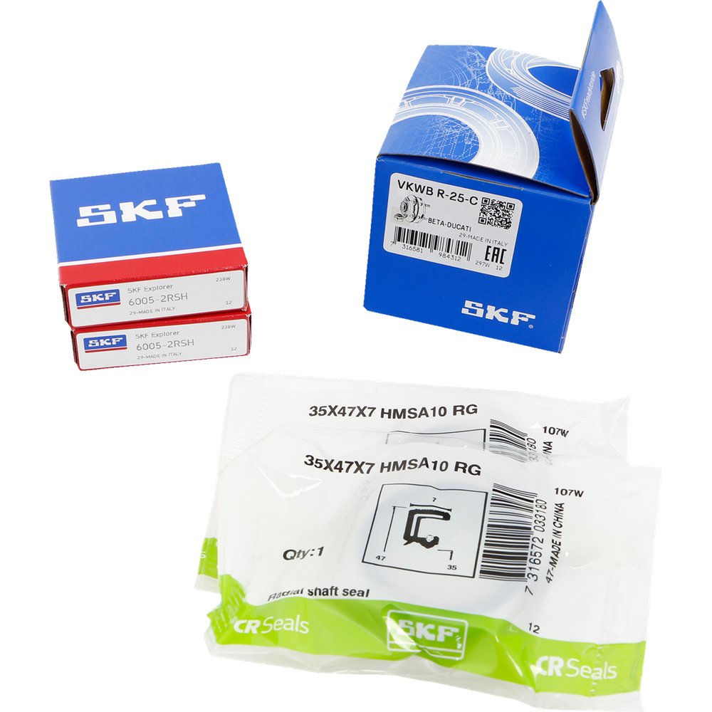 SKF Wheel Bearings with Seals Kit - Front/Rear - Beta/Ducati VKWB-R-25-C