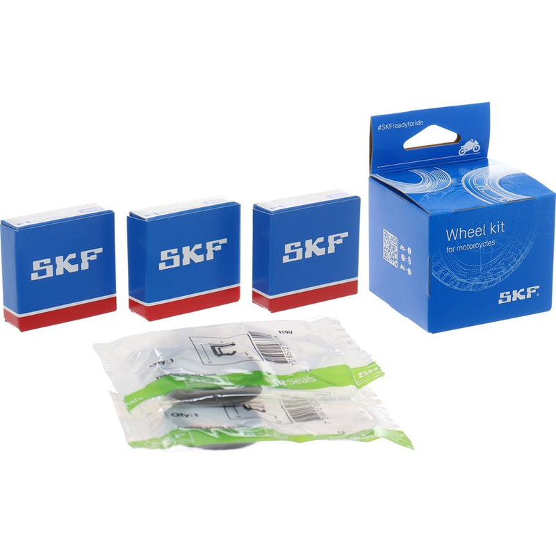 SKF Wheel Spacers with Seals Kit - Rear - Kawasaki KX VKWB-R-25-HDS-F