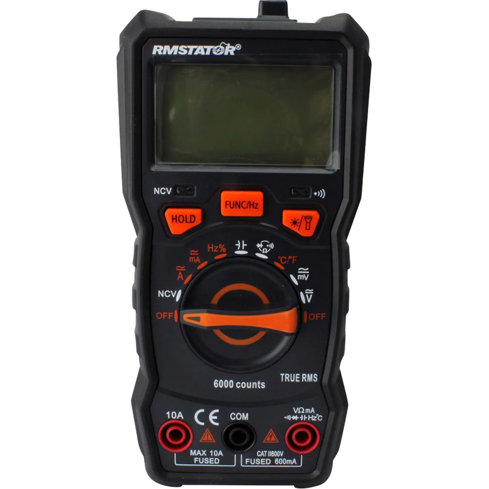RM STATOR Digital Multimeter with Voltage Peak Reading DVA Adapter Kit RM22980