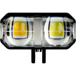 Aux Driving Lights Kit 1.25" Bar Mnt. White/Amber Pr