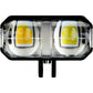 Aux Driving Lights Kit 1.25" Bar Mnt. White/Amber Pr