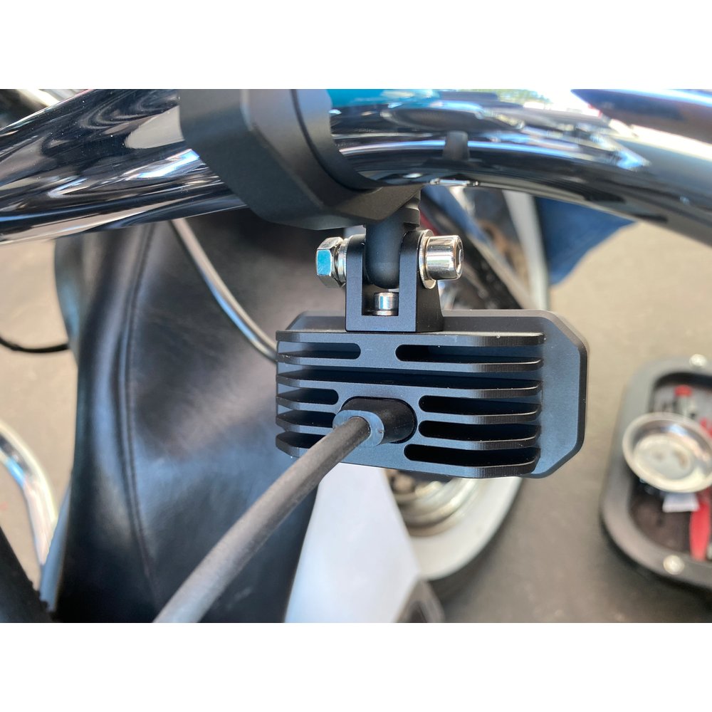 Aux Driving Lights Kit 1.25" Bar Mnt. White/Amber Pr