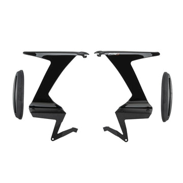 Race Side Spoilers Black Kaw