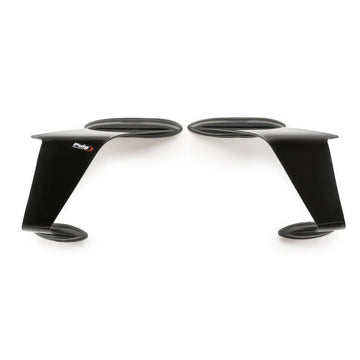 Race Side Spoilers Black Kaw