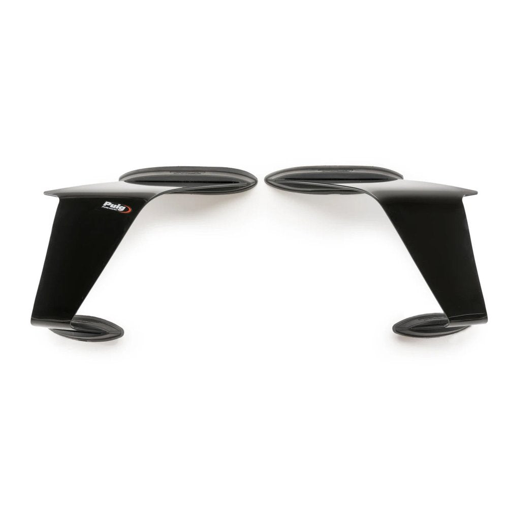 Race Side Spoilers Black Kaw