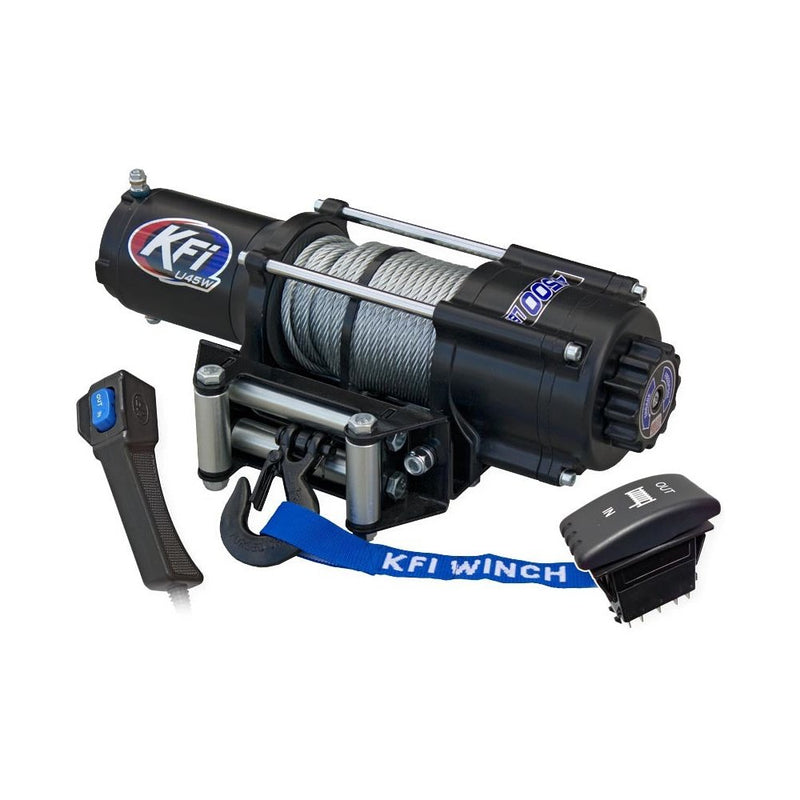 Wide 4500 Lb Utv Winch