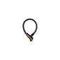 Rottweiler 8023l Armored Cable Lock Black/Yellow 7 Ft