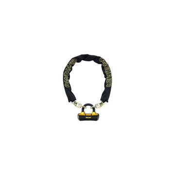 Mastiff 8019l Chain With Boxer U Lock Blk/Yel 6 Ft