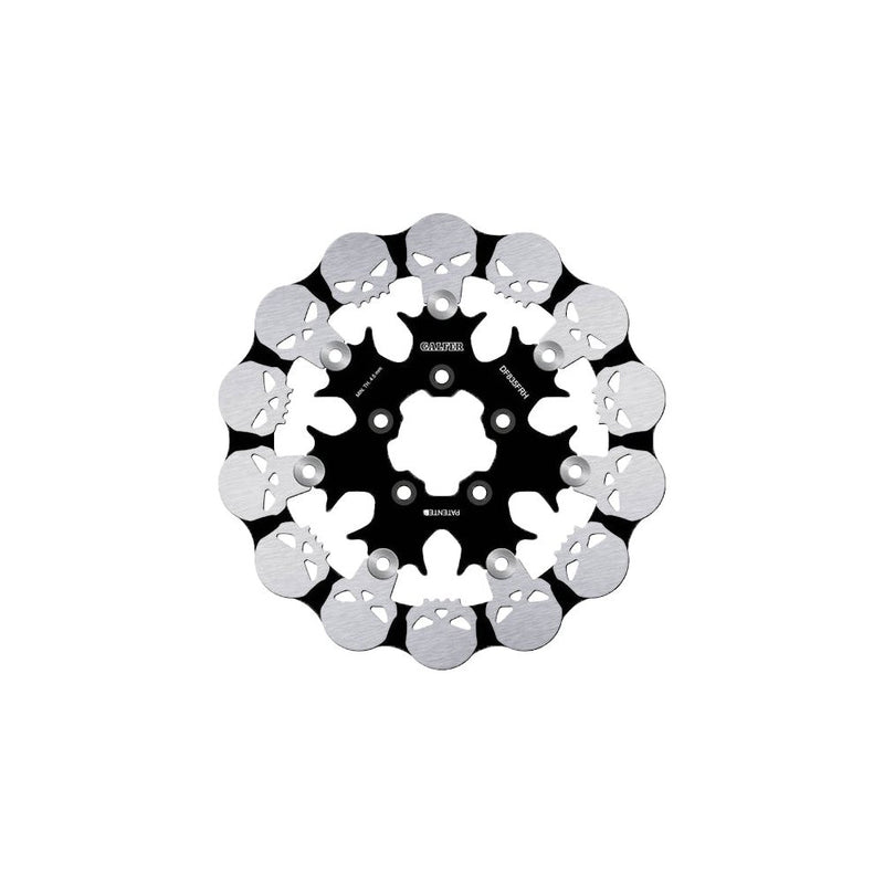 Rotor 11.8" Floating Skull Fr Black