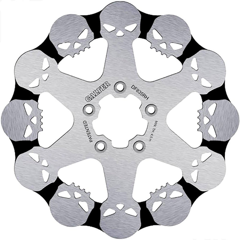 Rotor 11.5" Solid Skull Fr Stainless
