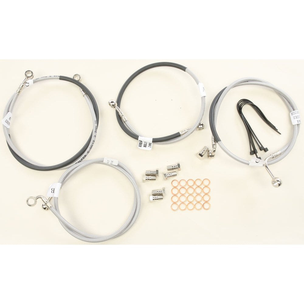 2 Line Front Brakeline Kit