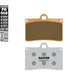 Brake Pads Semi Metallic Fd068g1054