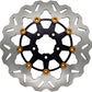 Rotor 11.5" Floating Wave Fr Black/Gold Buttons