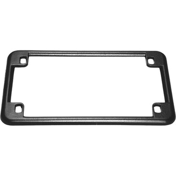 License Frame Black 4 1/8" X 7 1/4"