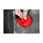 Footwell Drain Plug Kit Red Pol