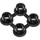Pedal Bushing Kit Black Pol