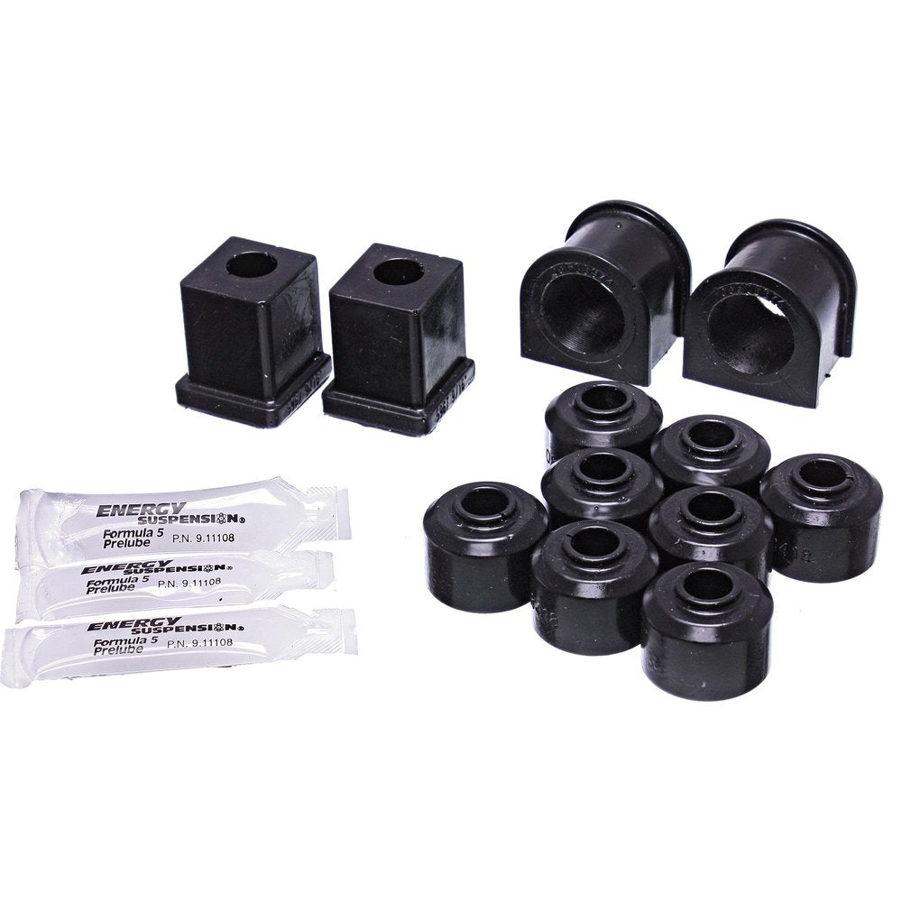 Sway Bar Bush Kit Front/Rear Black Pol