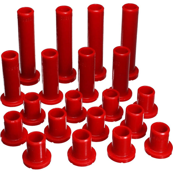 Control Arm Bushings Rear Red Pol