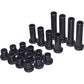 Control Arm Bushings Rear Black Pol