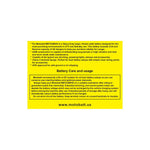Battery Mbtz26rhd Sealed Factory Activated