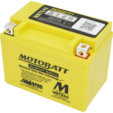 Battery Mbtx4u Sealed Factory Activated