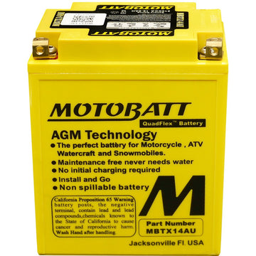 Battery Mbtx14au Sealed Factory Activated