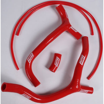 Silicone Y Hose Kit (Red)