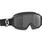 Primal Sand/Dust Goggle Black/White Dark Grey Lens