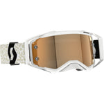 Prospect Amp Gogggle White/Black Gold Chrome Works