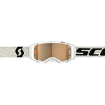 Prospect Amp Gogggle White/Black Gold Chrome Works