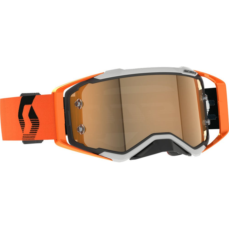 Prospect Amp Gogggle Grey/Orange Gold Chrome Works