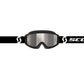Primal Goggle Black/White Silver Chrome Works