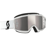 Primal Goggle White Silver Chrome Works