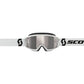 Primal Goggle White Silver Chrome Works