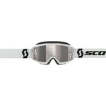 Primal Goggle White Silver Chrome Works