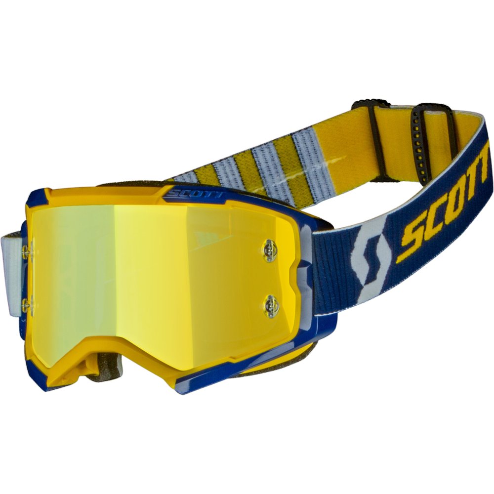 Fury Goggle Yellow/Blue Yellow Chrome Works